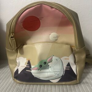 Mandalorian grogu baby yoda Mini Backpack